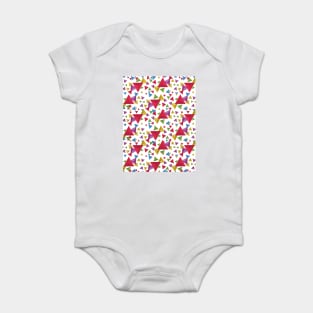Fractal Triangles Pattern Baby Bodysuit